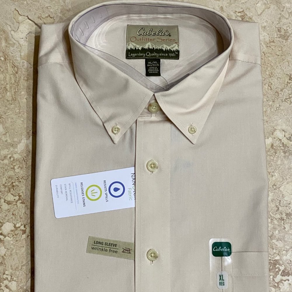 Cabelas care-free button up LS XL